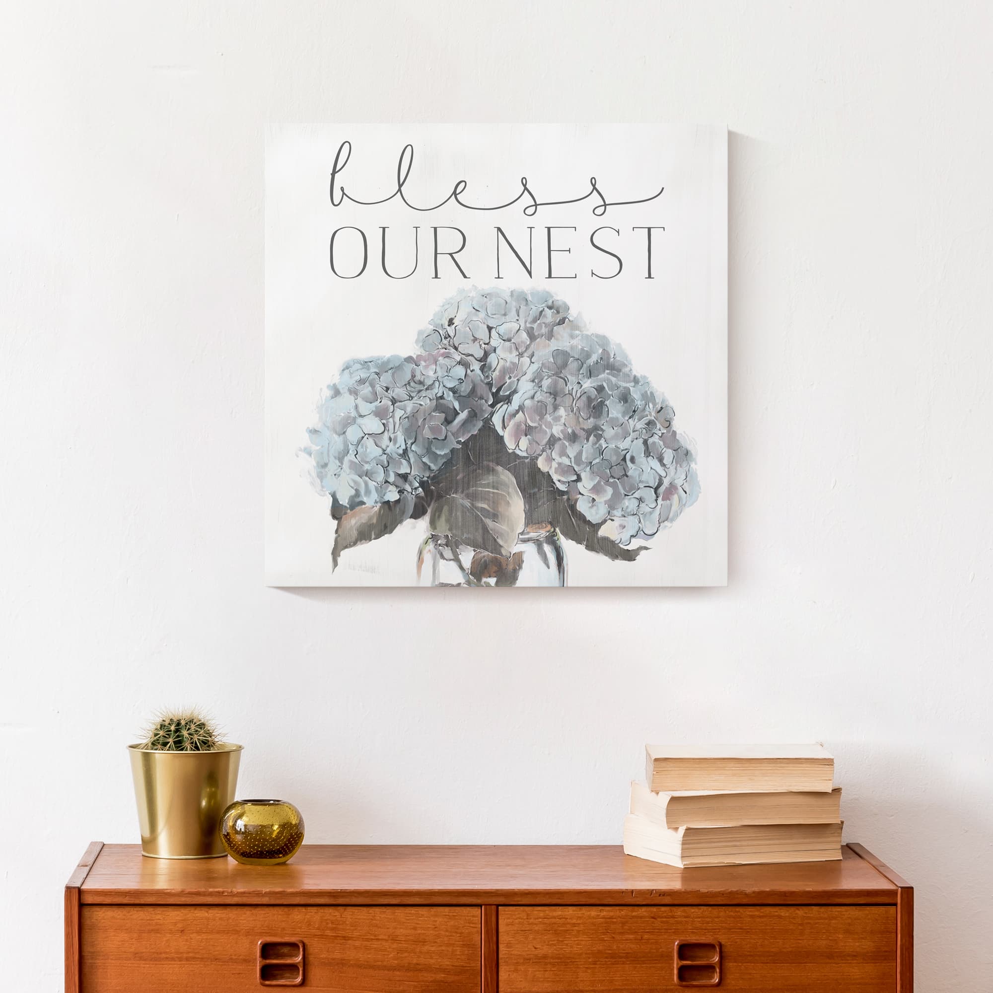 Bless Our Nest 16" x 16" Canvas Wall Art